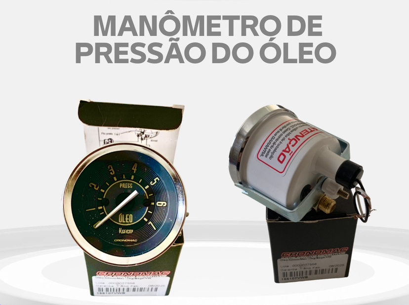 Manômetro de pressão do óleo ( cronomac )