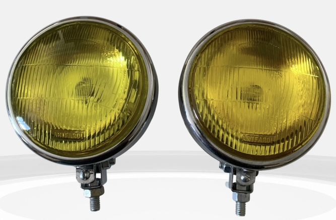 Par de farol de milha ( amarelo )