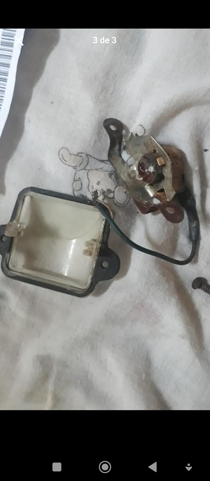 Lanterna luz de placa — foto 2