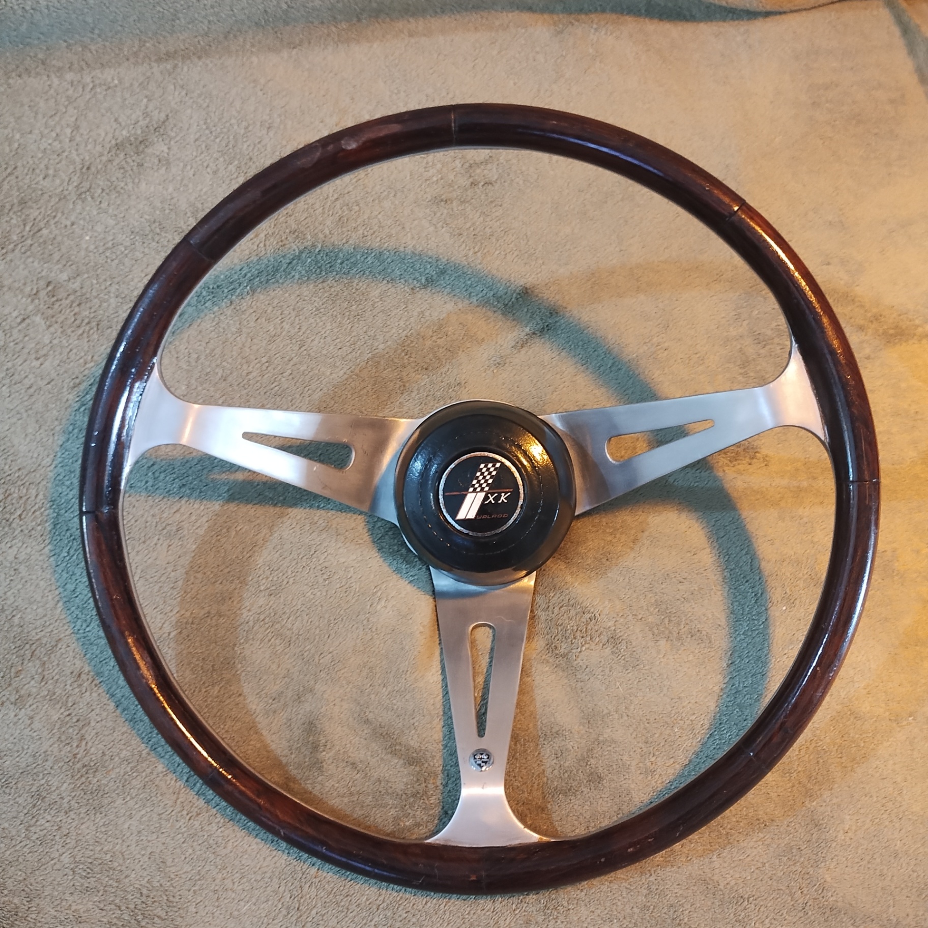 Volante Walrod XK 38cm madeira