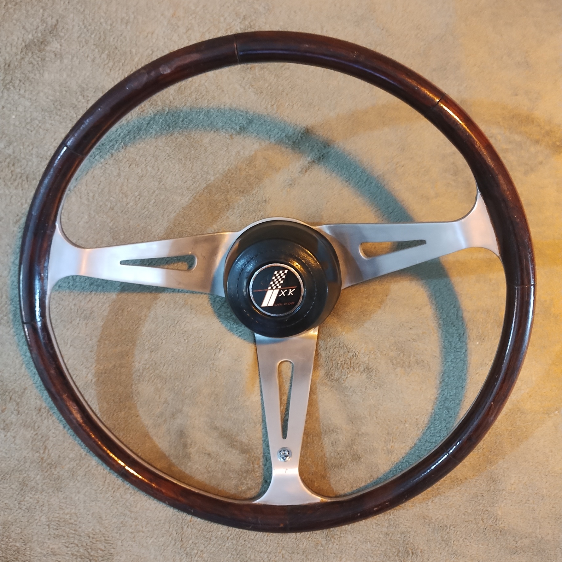Volante Walrod XK 38cm madeira — foto 2