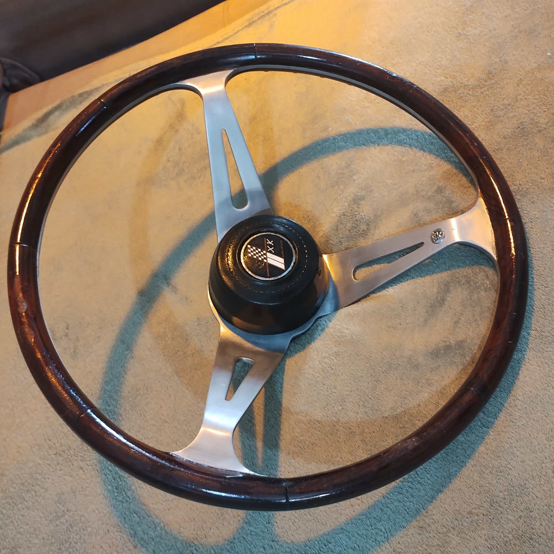Volante Walrod XK 38cm madeira — foto 4