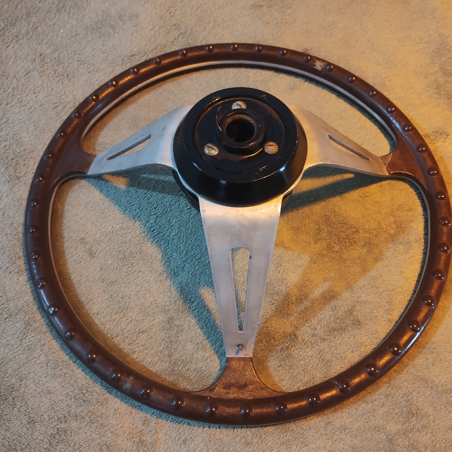 Volante Walrod XK 38cm madeira — foto 5