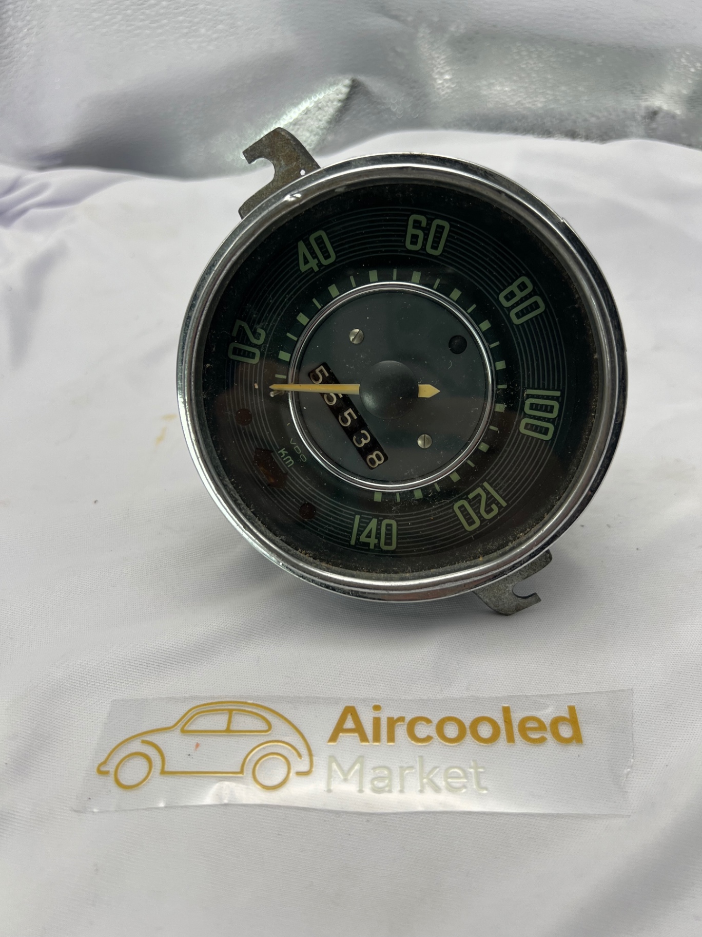 Velocímetro Verde 140km/h Original VW Fusca Até 1970 — foto 2