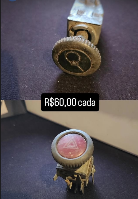 Botão afogador ou alerta